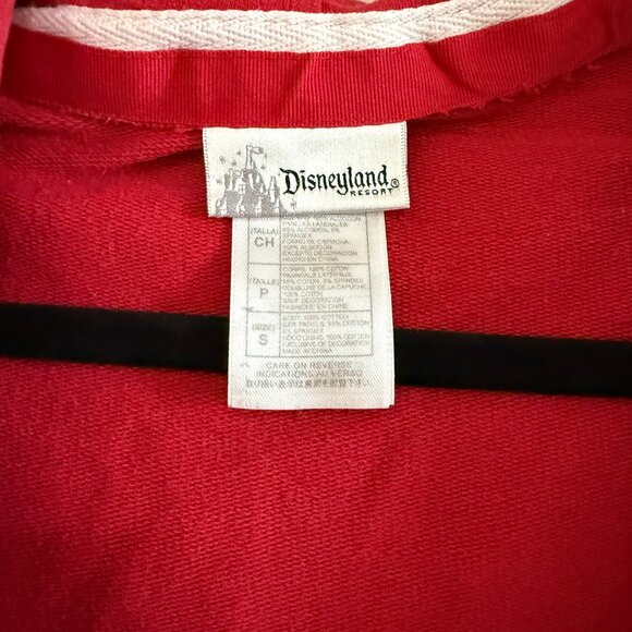 Red Minnie Mouse Hoodie Disneyland Resort Size S - Picture 4 of 9